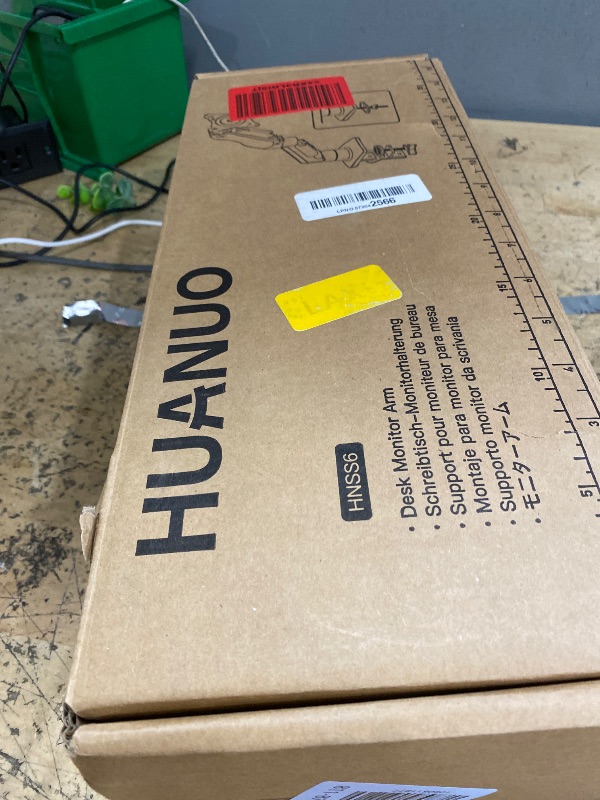 View 2 of **missing parts and hardware **HUANUO Single Monitor Arm Mount, 13-32 Inch
