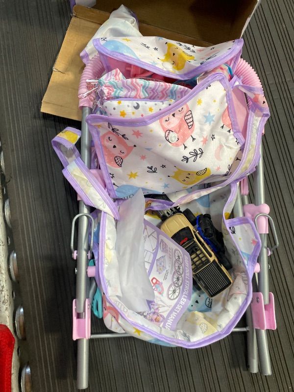 View 3 of ***SEE NOTES***YIYBM Baby Doll Stroller Playset with Doll and Accessories