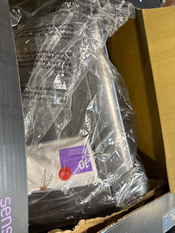 View 3 of *** minor dinks on the cap ***simplehuman 45L Automatic Sensor Trash Can