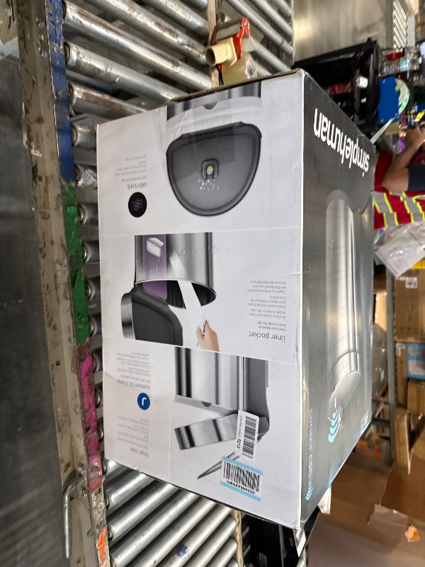 View 2 of *** minor dinks on the cap ***simplehuman 45L Automatic Sensor Trash Can