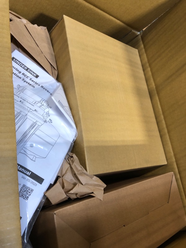 Photo 1 of ****CHECKED 7/19/25 - SOLD AS IS/ NO RETURNS - SALE FINAL - FOR PARTS ONLY****iSpring RCC7AK, NSF Certified, 75 GPD, Alkaline 6-Stage Reverse Osmosis System, pH+ Remineralization RO Water Filter System Under Sink, Patented Top-Mounted Faucet Design for Ea