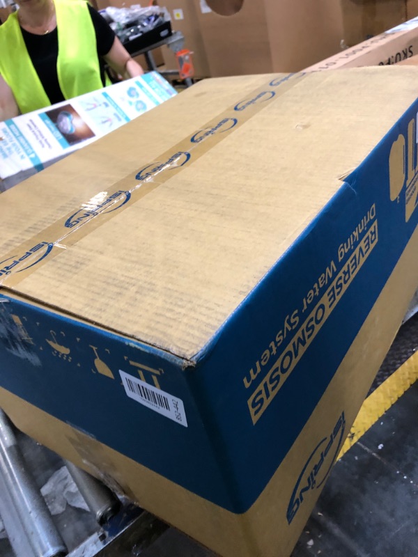 Photo 1 of ****CHECKED 7/19/25 - SOLD AS IS/ NO RETURNS - SALE FINAL - FOR PARTS ONLY****iSpring RCC7AK, NSF Certified, 75 GPD, Alkaline 6-Stage Reverse Osmosis System, pH+ Remineralization RO Water Filter System Under Sink, Patented Top-Mounted Faucet Design for Ea