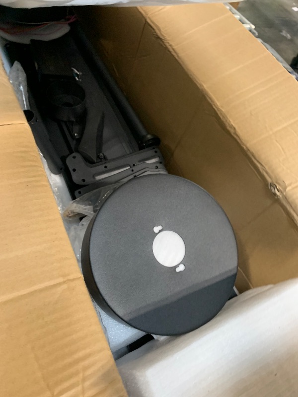 Photo 1 of ****CHECKED 7/19/25 - SOLD AS IS/ NO RETURNS - SALE FINAL - FOR PARTS ONLY****YYEHON 96 Inch Large Industrial Ceiling Fan no Lights, Reversible DC Motor, 3 Downrods, 6 Speed Remote Control, 8 Aluminum Blades, Outdoor Black Fans for Shop/Gym/Warehouse/Gara