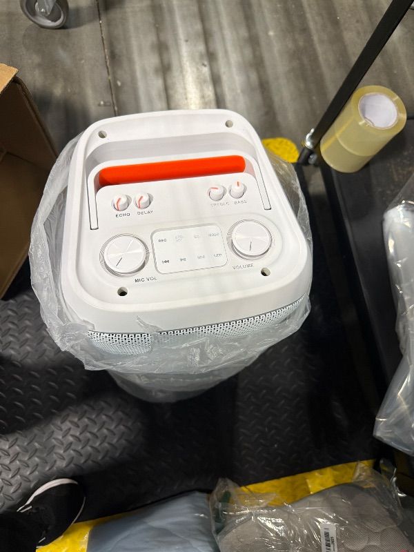 Photo 1 of ****MISSING MICROPHONES*****Karaoke Machine for Adults with 2 Wireless UHF Microphones, 500W Peak Power Karaoke System with Dual 6.5'' Subwoofers, Portable Party Bluetooth Speaker with RC, Bass & Treble Control for Outdoor/Home