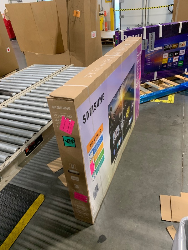 Photo 1 of ***FACTORY SEALED***Samsung 75-Inch Class Crystal UHD U8000F 4K Smart TV (2025 Model) Endless Free Content Processor, MetalStream Design, Knox Security, Alexa Built-in