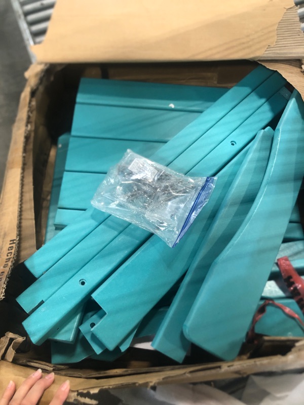 View 3 of ****PARTIAL SET, 1 CHAIR ONLY****
OTSUN Tall Modern Adirondack Chairs Set of 2, All Weather HDPE Bar Height Adirondack Stools Widened Durable Design for Porch Patio Yard Lawn Fire Pit Bistro Basement Indoors & Outdoors