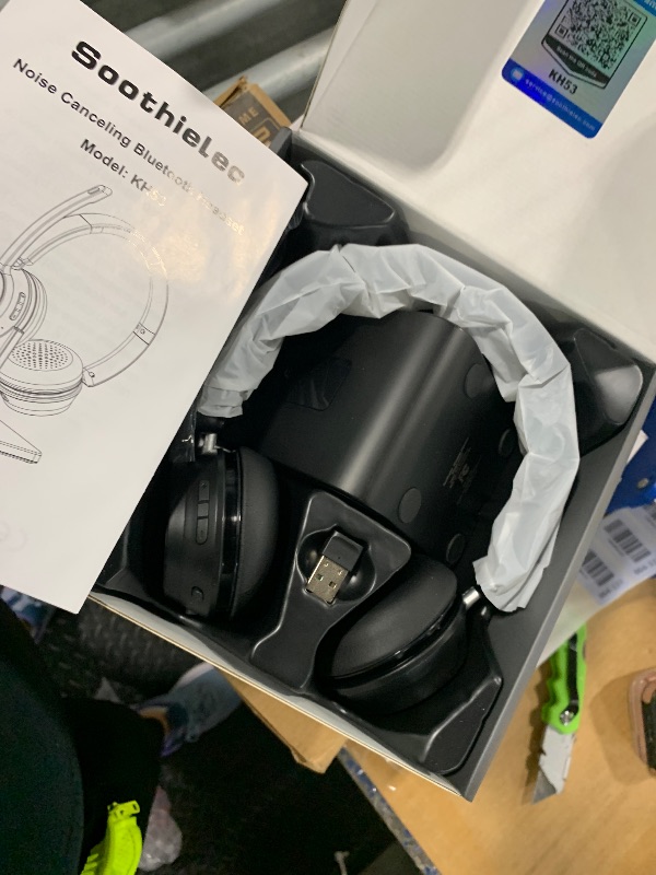 Photo 1 of (Upgraded Version) Wireless Headset, Bluetooth Headset with Noise Cancelling Microphone, Best Headphones with Mic Mute & USB Dongle for PC/Computer/Laptop/Cell Phones/Remote Work/Call Center