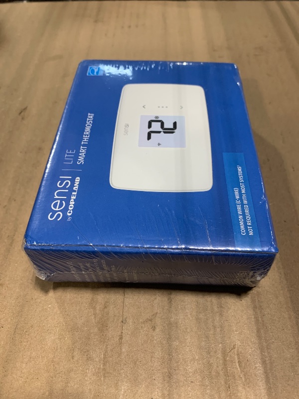 Photo 1 of *** NEW FACTORY SEALED *** Sensi Lite Smart Thermostat, WiFi, DIY, Alexa, Energy Star Certified, ST25W
