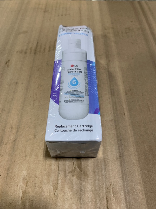 Photo 1 of *** NEW FACTORY SEALED *** LG LT1000P - 6 Month / 200 Gallon Capacity Replacement Refrigerator Water Filter (NSF42, NSF53, and NSF401) ADQ74793501, ADQ75795105, AGF80300704, or AGF80300705 White