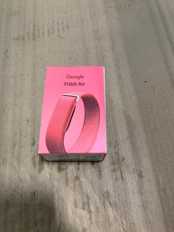 Photo 1 of *** PINK *** Google Fitbit Air - Screenless Activity Tracker with Fitness, Heart Rate, and Sleep Tracking - Personalized AI-Powered Coaching - Up to 7 Days’ Battery Life - Works with iOS and Android - Berry