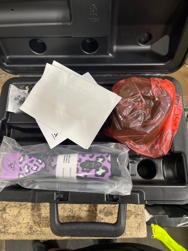 Photo 1 of Andis 561458 Pulse Zr II Gabriel Feitosa Edition 5-Speed Detachable Blade Clipper, Cordless Animal/Dog Grooming, Removable Lithium Ion Battery, LED Charge Light, Wild Colorway