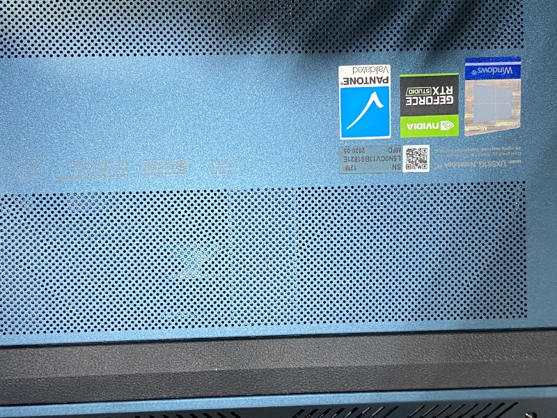 Photo 1 of *** LOCKED TO PREVIOUS ACCOUNT *** ASUS ZenBook Pro Duo UX581 15.6” 4K UHD NanoEdge Bezel Touch, Intel Core i9-9980HK, 32GB RAM, 1TB PCIe SSD, GeForce RTX 2060, Innovative Screenpad Plus, Windows 10 Pro - UX581GV-XB94T, Celestial Blue