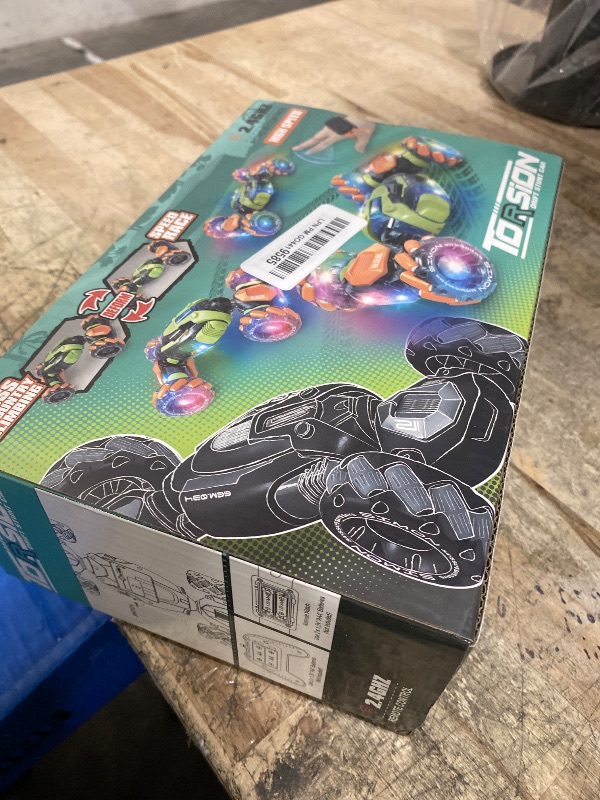 Photo 1 of **FACTORY SEALED** FUNiOi Gesture Sensing RC Stunt Car - Remote & Hand-Controlled Drift Toy for Kids Ages 5-7 6-8 9 10 11 12 Year Old, 4WD, Double-Sided Driving with Lights & Music