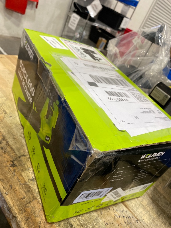 Photo 1 of **FACTORY SEALED** Leaf Blower, Electric Cordless Leaf Blower with 2 Batteries and Charger, 2 Speed Mode, Lightweight Leaf Blowers for Blowing Leaves, Lawn Care, Patio Cleaning and Dust