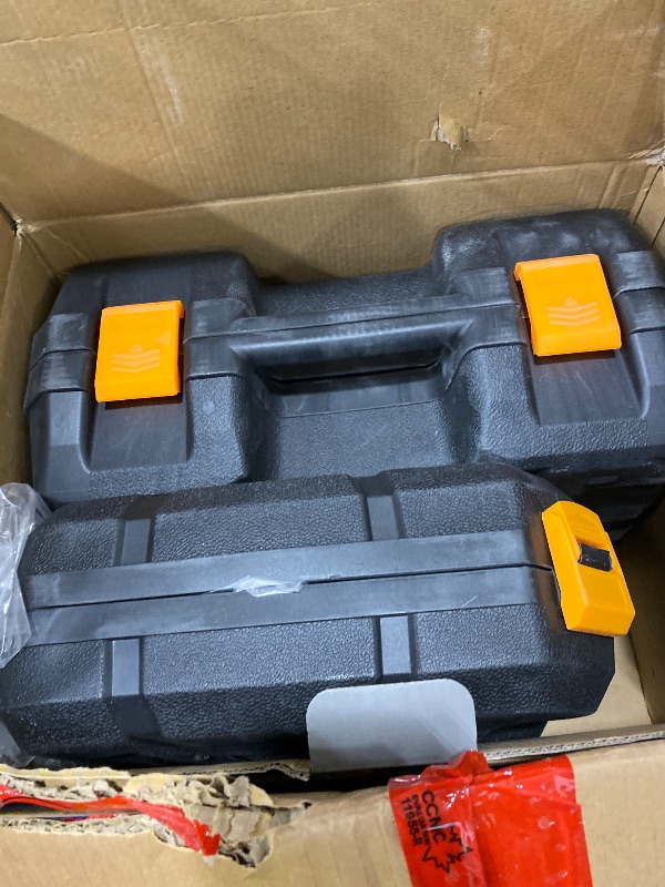 Photo 1 of **FACTORY SEALED** Tile Vibration Tool Kit Pro Set with 20V Batteries & 8? Vacuum Suction Cup – 110 lb. Tile Suction Cup Tool Power – 9 Tile Vibrator Levels for Leveling Marble, Ceramic, Paver, Granite & Concrete