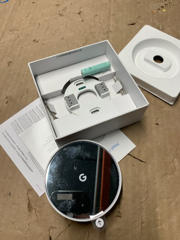 Photo 1 of ***ACCOUNT LOCKED***PARTS ONLY***
Google Nest Thermostat - Smart Thermostat for Home - Programmable Wifi Thermostat - Snow