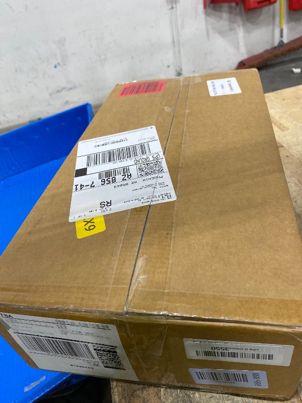 Photo 1 of **FACTORY SEALED**  Universal 2.5" ID Center/Center Dual Chamber Muffler - Aggressive Deep Sound, Silver Aluminized Steel, Welded/Clamp-On (17" Total Length)