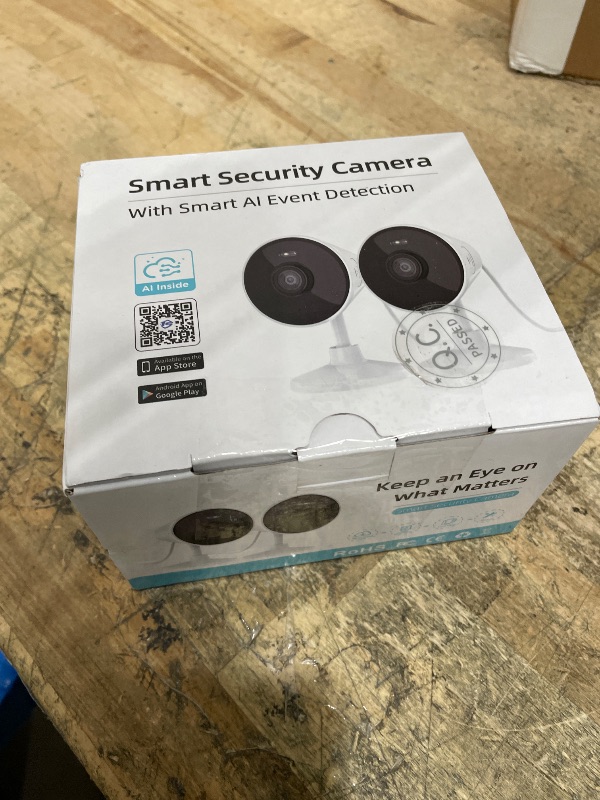 Photo 1 of [5G & 2.4G] Indoor/Outdoor Security Camera for Home, Baby/Elder/Dog/Pet Camera with Phone App, Wi-Fi Camera w/Spotlight, Color Night Vision, 2-Way Audio, 24/7, SD/Cloud Storage, Work w/Alexa, 2Pack