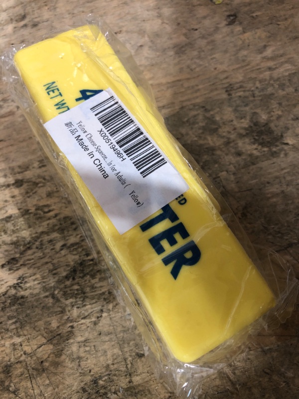 Photo 1 of ?Yellow Cheese Squeeze Toy,Soft Novelty Toy, Rebounding Sensory,Help for Relax,Focus, Sensory Cheese for & Adults, Food Theme Cheese Cubes Squishy Toys,Stress Balls for Adults (?Yellow)