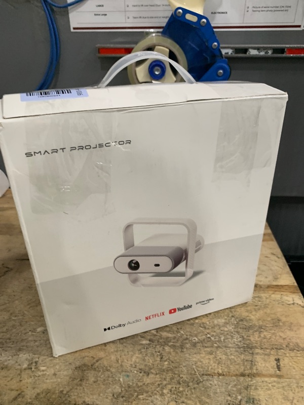 Photo 1 of ?Native 1080P & Auto Focus?Smart Mini Projector with WiFi and Bluetooth, 500ANSI, Auto Keystone Correction, Compatible with Smartphone, Laptop, HDMI, USB
