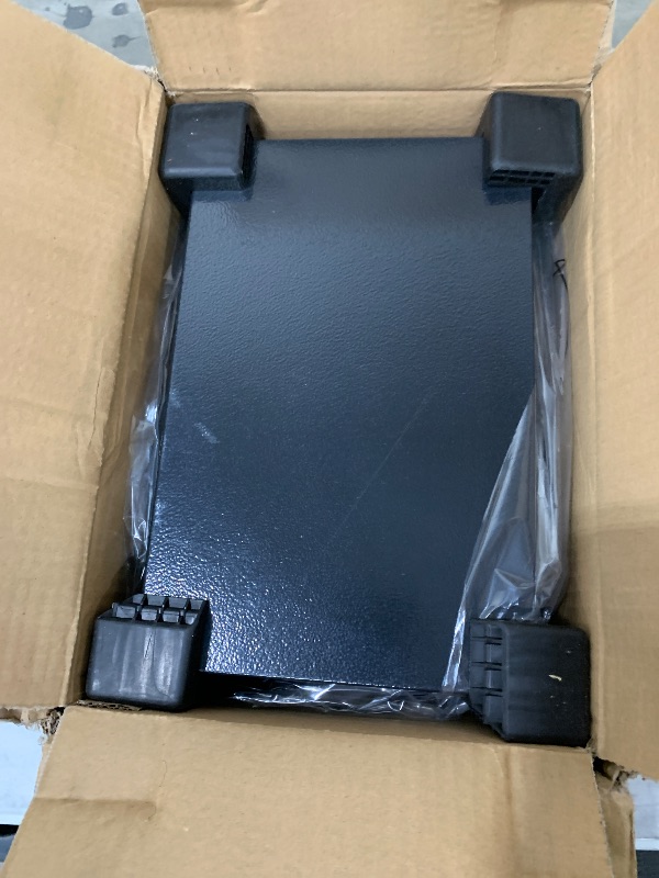 Photo 1 of [2026 0.5H 1700°F] Small Fireproof Safe for Home, 14.8Lbs Heavy Duty Fire Safe Box for Office & Home Security, with Alarm System, Sensor LED Light, Wall Mountable, Mini Safes for Home Use