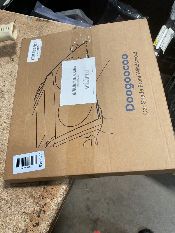Photo 1 of [Upgrade] DooGooCoo Windshield Sun Shade - Large, Sunshade for Car Windshield [100% Sunlight & UV Block] Car Sun Shade Windshield Protect & Keep Car Cooler Foldable Front Windshield Shade (69x35 in)