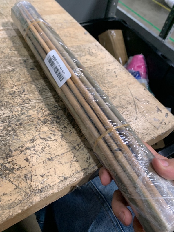 Photo 1 of [32 Pcs] Garden Stakes, 18 Inches Natural Bamboo Plant Stakes, Plant Support Stakes with Twist Ties, Bamboo Sticks for Tomatoes, Beans, Flowers, Potted Plants, Indoor and Outdoor Climbing Plants
