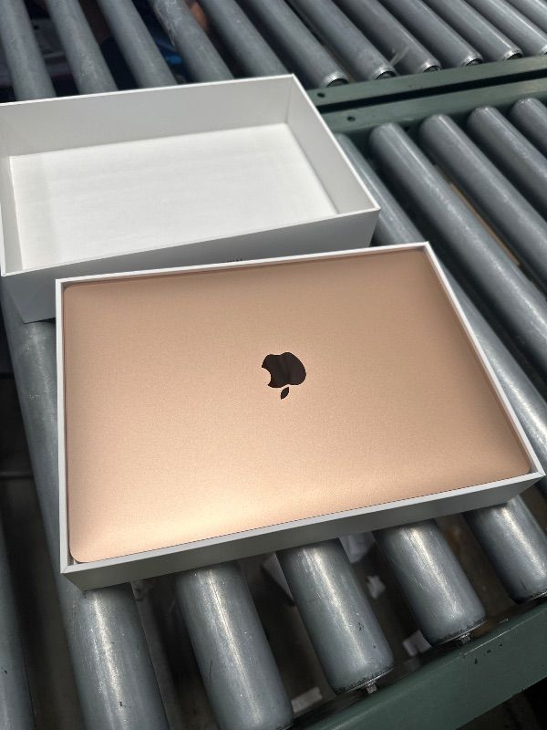 View 4 of **PARTS ONLY/SEE NOTES** 2020 Apple MacBook Air Laptop: Apple M1 Chip, 13” Retina Display, 8GB RAM, 256GB SSD Storage, Backlit Keyboard, FaceTime HD Camera, Touch ID. Works with iPhone/iPad; Gold