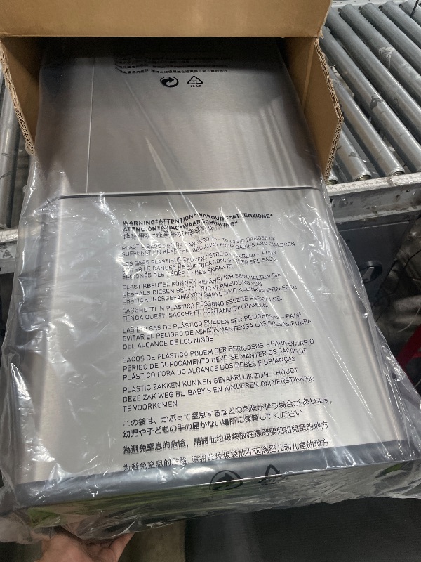 Photo 1 of 32L + 18L Stainless Steel Kitchen Garbage Bin