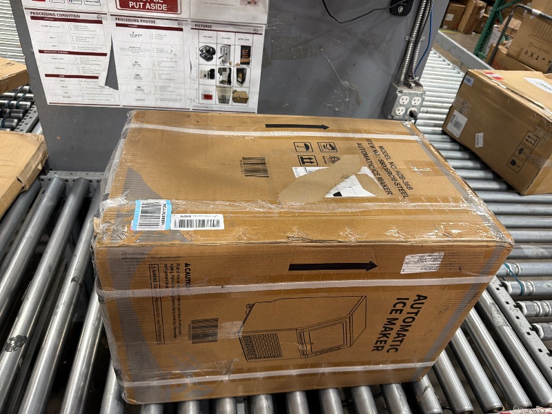 Photo 1 of **MISSING PRTS**Commercial Ice Maker Machine, 80Lbs/24H Under Counter Ice Maker, Freestanding with Ice Thickness Control & Stainless Steel, 36 Cubes in 15 Mins, 28Lbs Storage Capacity, for Home, Bar, Cafe, Offices