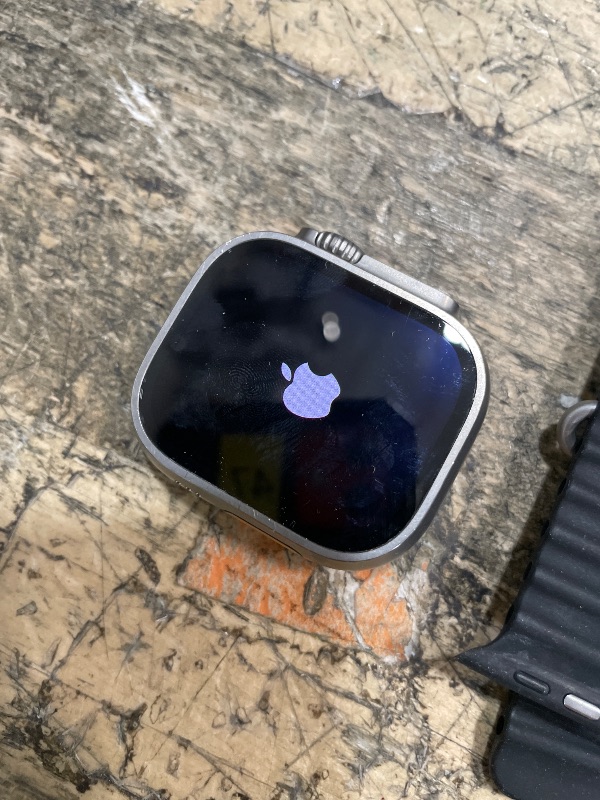 View 5 of *** LOCKED TO PREVIOUS OWNER *** Apple Watch Ultra [GPS + Cellular 49mm] Titanium Case with Midnight Ocean Band