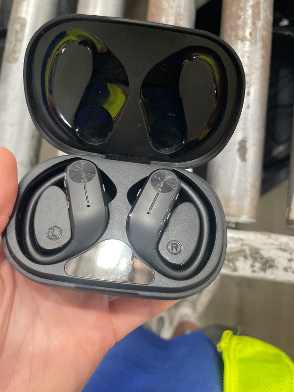 Photo 1 of **LEFT EARBUD DOESNT WORK** Ear buds Wireless Bluetooth Earbuds 2025 NEW Bluetooth 5.3 Sport Headphones 68Hrs Playtime with LED Display Powerful Bass Over Ear Earphones with Earhooks IP7 Waterproof USB C for Gym/Running