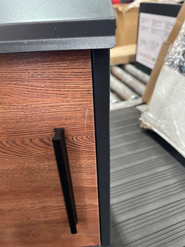 Photo 1 of ***SEE NOTES*-***Sharp-tec Wall Mounted Mailbox, Wood-Grain Metal, Large Capacity