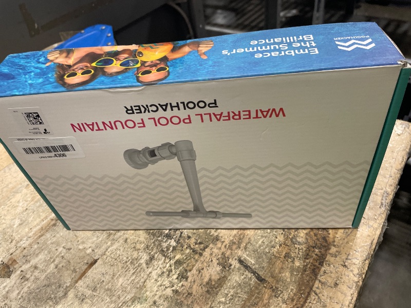Photo 1 of [Patent Pending] 2025 Upgrade Pool Fountain - Dual Spray Water Fountains for Above Ground/Inground Pools, 2-in-1 Adjustable Waterfall Pool Sprinkler Fountain