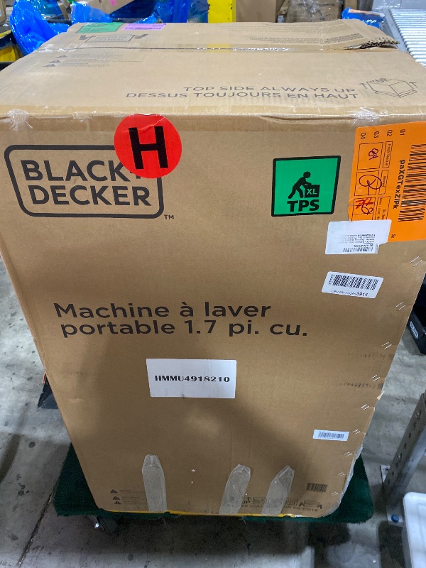 Photo 1 of BLACK+DECKER Small Portable Washer, Washing Machine for Household Use, Portable Washer