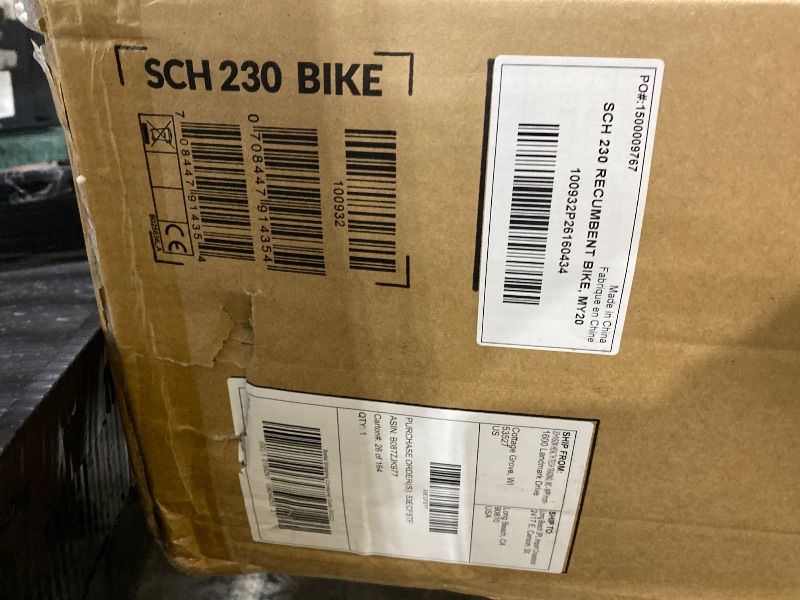 Photo 1 of Schwinn Fitness 230 Recumbent Bike
