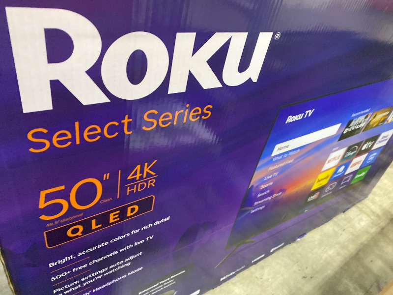 Photo 1 of Roku 50-Inch Smart TV 2026 - Select Series, 4K QLED TV TV