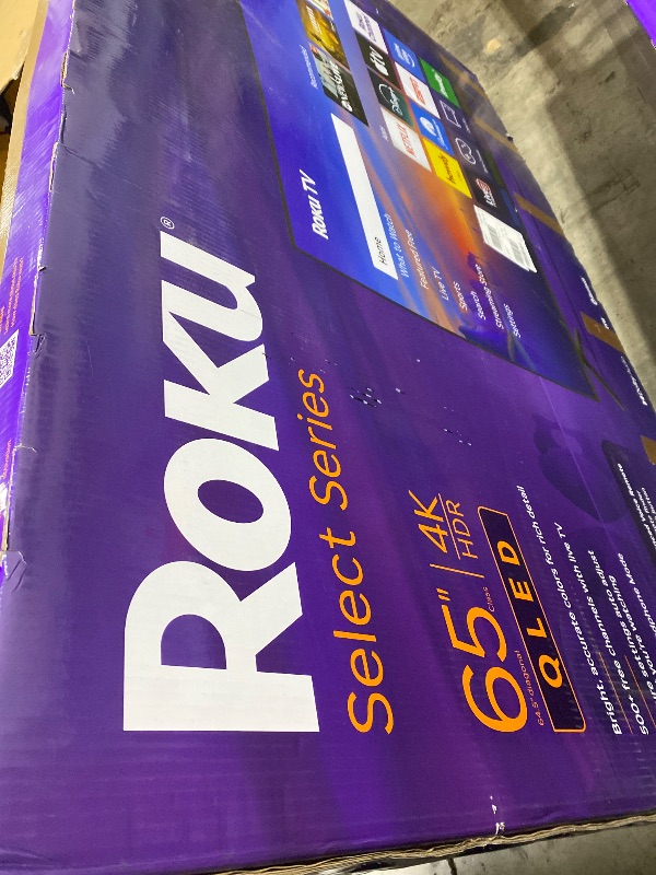 Photo 1 of Roku 65-Inch Smart TV 2026 – Select Series, 4K QLED TV TV