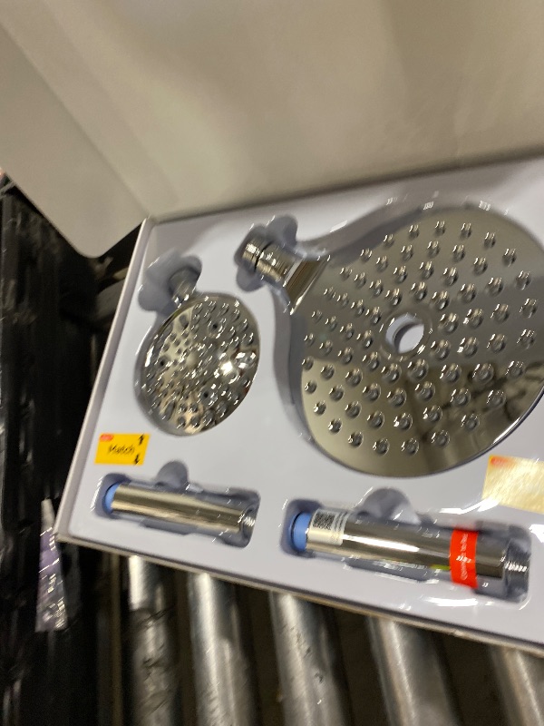 Photo 1 of MakeFit Dual Filtered Rain Shower Head Combo, Handheld Shower Head with Adjustable Bar - Rainfall Shower Head And Showerhead with Filter for Hard Water - Removes Chlorine