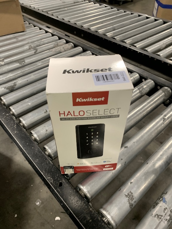 Photo 1 of Kwikset Halo Select Smart Lock Keyless Entry Door Lock Wi-Fi and Matter Enabled Deadbolt No Hub Needed, Geofence Auto-Unlock, Grade AAA Certified, Easy Install, Matte Black Lifetime Finish Warranty