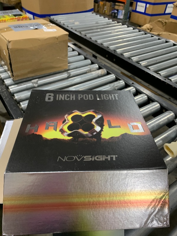 Photo 1 of NOVSIGHT Halo Series 6 Inch Offroad LED Pods Spot Flood Beam, 2-Pack