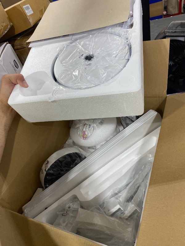 Photo 1 of ZMISHIBO 52 Inch Ceiling Fans with Lights, Remote&App Control, Flush Mount