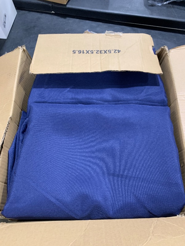 Photo 1 of Dailyset 10-Pack Navy Blue Tablecloths for Rectangle Tables, 70 x 108 in