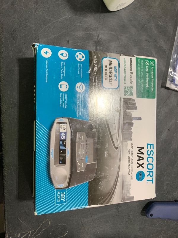 Photo 1 of Escort MAX 360c Laser Radar Detector, WiFi and Bluetooth Enabled, Black