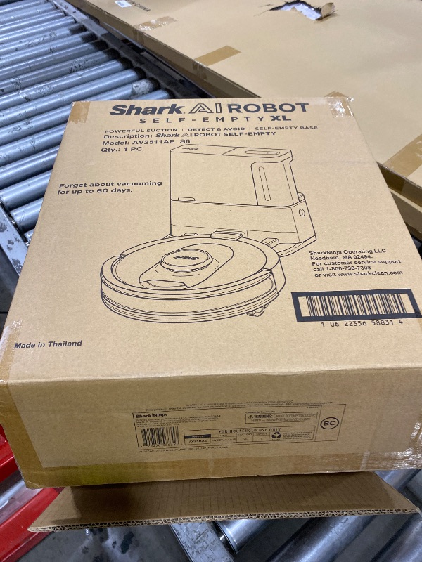 Photo 1 of Shark Matrix Clean | Robot Vacuum Cleaner with Powerful Suction for Pet Hair, Rugs, Carpets & Hard Floors | Self-Empty Base | 60-Day Capacity | Voice Control | LiDAR Navigation | White | AV2511AE?