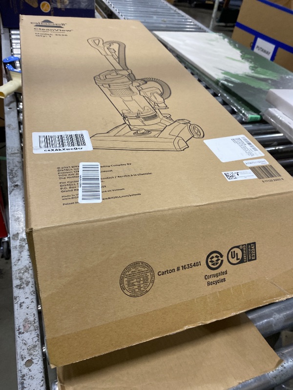 Photo 1 of Bissell CleanView Upright Vacuum with Active Extension Wand, XL 2L Dirt Tank Capacity, Powerful Suction & OnePass Technology for Carpets & Hard Floors, 3536
