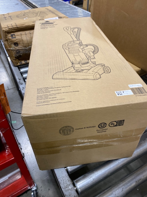 Photo 1 of Bissell CleanView Upright Vacuum with Active Extension Wand, XL 2L Dirt Tank Capacity, Powerful Suction & OnePass Technology for Carpets & Hard Floors, 3536