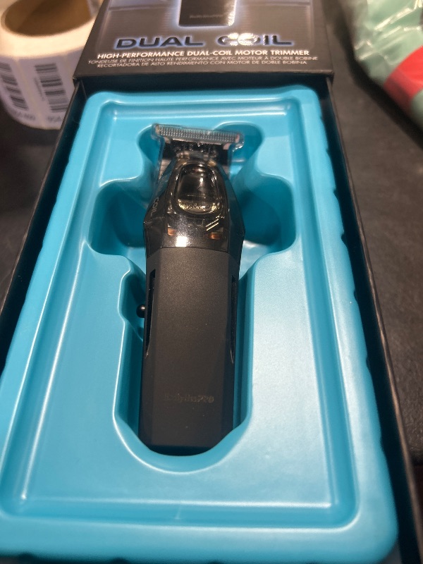 Photo 1 of BaBylissPRO Dual Coil Trimmer, Professional Cordless Hair Trimmer – Precision Detail & Line?Up Trimmer with All?Metal Housing for Barbers
