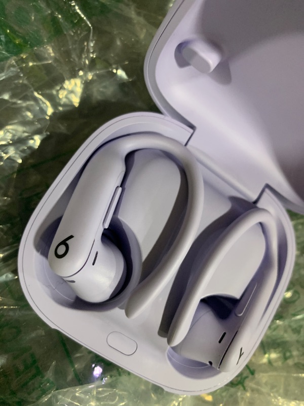 Photo 1 of Beats Powerbeats Pro 2 - Wireless Noise Cancelling Workout Earbuds with Secure- Fit Earhooks, Up to 45-Hour Battery with Charging Case, Sweat & Water Resistant, Heart Rate Monitoring - Hyper Purple