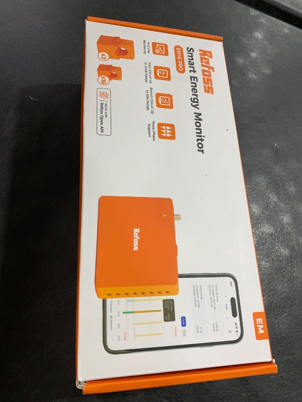 Photo 1 of Refoss Smart Home Energy Monitor Real-Time Electricity Usage Monitor with 16x60A Circuit Sensor, Energy Meter, Local Data Storage with Open API & Web UI, Home Assistant, Solar Metering, ETL Certified